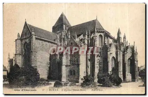 Cartes postales Dinan L eglise Saint Malo Nd Phaol