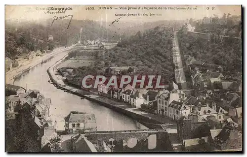 Cartes postales Dinan Vue prise du Square de la Duchesse Anne