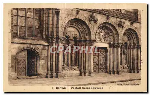 Cartes postales Dinan portail Saint Sauveur