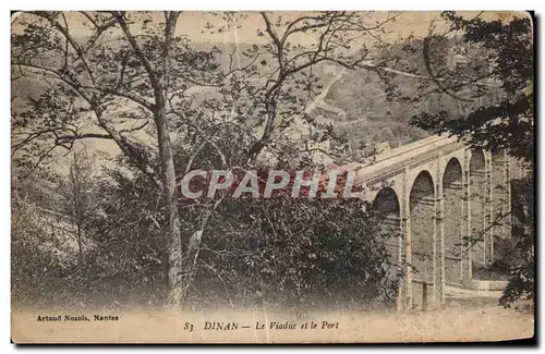 Cartes postales Dinan Le Viaduc et le Port