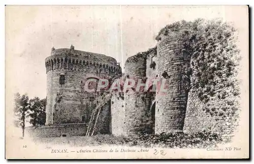 Ansichtskarte AK Dinan Ancien chateau de la duchesse Anne