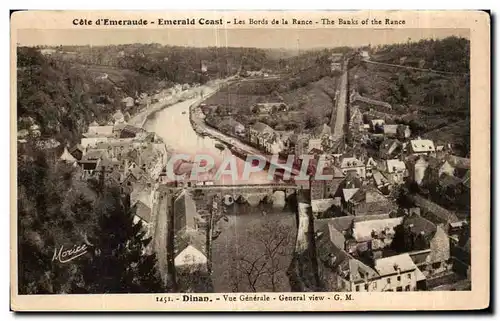 Cartes postales Dinan Vue Generale General view