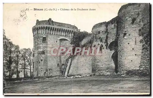 Cartes postales Dinan Chateau de la Duchesse Anne