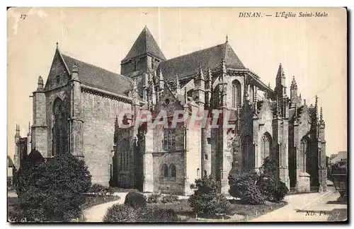 Cartes postales Dinan L Eglise Saint Malo