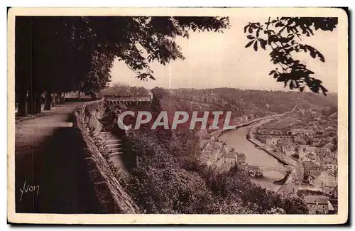 Cartes postales Bretagne Dinan La Rance vue du Jardin Anglais