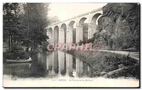 Cartes postales Dinan Le Viaduc et les Rochers