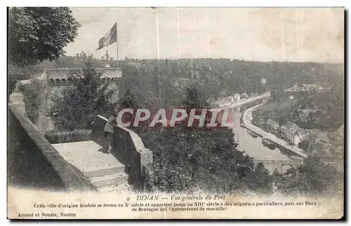 Cartes postales Dinan Vue generale du Port Cette ville d origine feodale se forma au et appartint jusqu au a des