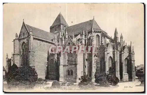 Cartes postales Dinan l Eglise Saint Malo