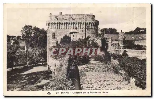 Cartes postales Dinan Chateau de la Duchesse Anne