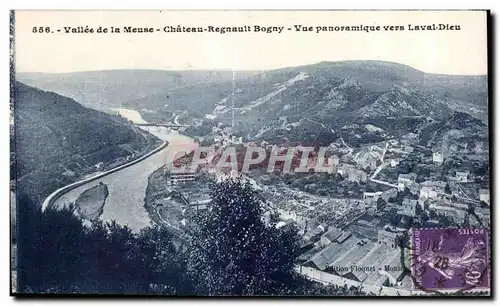 Ansichtskarte AK Vallee de la Meuse Chateau Regnault Bogny Vue Panoramique vers Laval Dieu