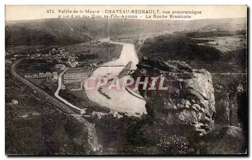 Ansichtskarte AK Vallee de la Meuse Chateau Regnault vue panoramique prise d un des quatre fils Aymon La roche br