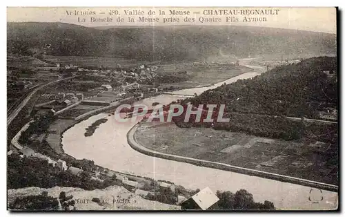 Ansichtskarte AK Ardennes Vallee de la Meuse Chateau Regnault La Boucle de la Meuse prise des Quatre Fils Aymon