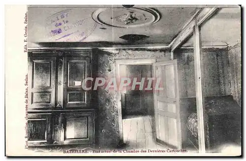 Cartes postales Bazeilles Etat actuel de la Chambre des Dernieres Cartouches Militaria