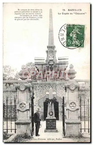 Ansichtskarte AK Bazeilles La Crypte ou Ossuaire Militaria