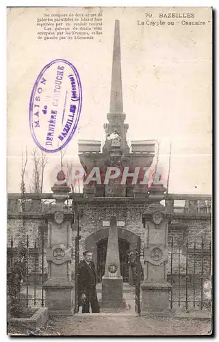 Cartes postales Bazeilles La Crypte ou Ossuaire Militaria