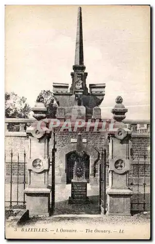 Cartes postales Bazeilles Ossuaire The Ossuary Militaria Guerre de 1870