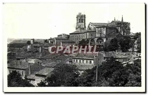 Cartes postales Viviers Vue generale et la Cathedrale