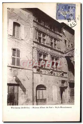Cartes postales Viviers (Ardeche) Maison Albert de Noe Style Rennaissance