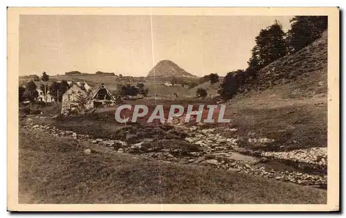 Cartes postales Le Gerbier des Joncs (Ardeche) Altitude La Loire et son premier affluent