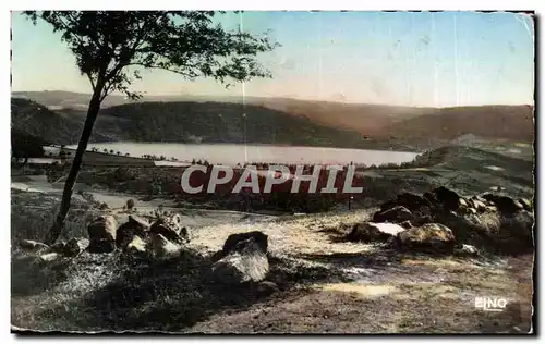 Ansichtskarte AK Lac D issarles Ardeche alt 997m Paysage pris de la Sage Loc le plus grand de la France