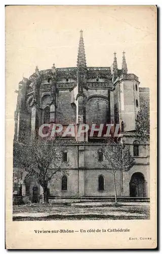Ansichtskarte AK Viviers sur Rhone Un cote de la Cathedrale