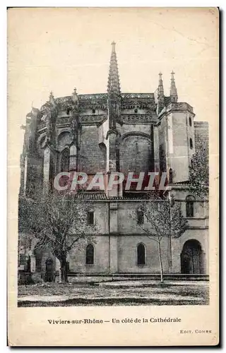 Cartes postales Viviers sur Rhone Un cote de la Cathedrale