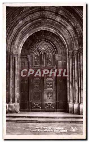 Cartes postales Viviers Ardiche Grand Portail de la Cathedrale