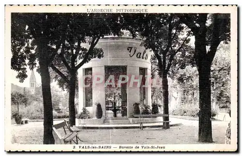 Cartes postales L Ardeche Pittoresque Vals les Bains Buvette de Vals St Jean