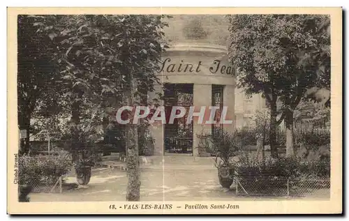 Cartes postales Vals Les Bains Pavillon Saint Jean