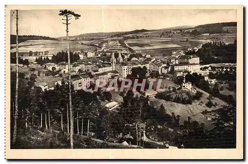 Cartes postales La Louvesc Ardeche Vue generale Altitude 1050m