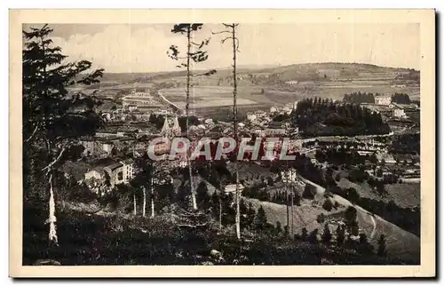 Cartes postales La Louvesc Ardeche Vue generale cote Sud