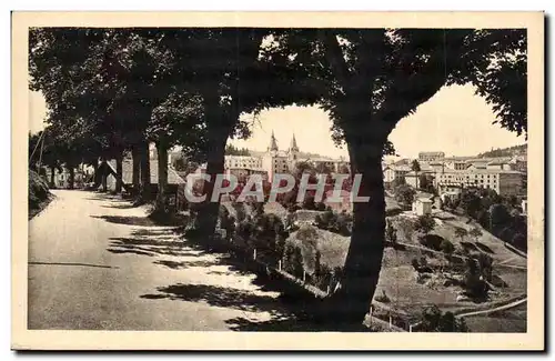 Ansichtskarte AK La Louvesc Ardeche Vue generale et Boulevard des Elegants