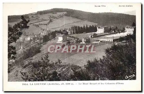 Ansichtskarte AK La Louvesc Ardeche alt 1100m Le Mont Besset et les Colonies d Oran Algerie