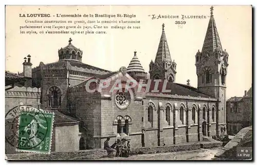 Cartes postales La Louvesc L ensemble de le Basilique St Regis