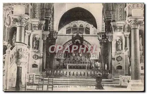 Cartes postales La Louvesc 102 Interieur de la Basillique