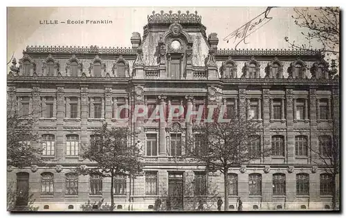 Cartes postales Lille Ecole Franklln