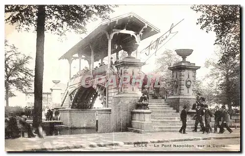 Ansichtskarte AK Lille Le Pont Napoleon sur la Deule