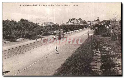 Cartes postales Malo les Bains Avenue des Bains de Mer