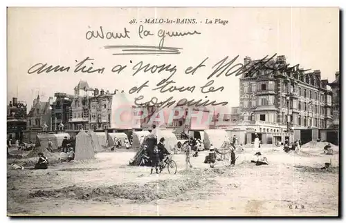 Cartes postales Malo les Bains La Plage