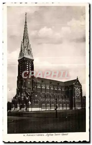 Cartes postales Armentieres Eglise Saint Vaast
