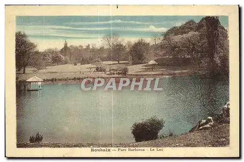 Cartes postales Roubaix Parc Barbieux Le Lac