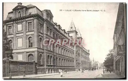 Cartes postales Lille L Ecole libre Saint Joseph