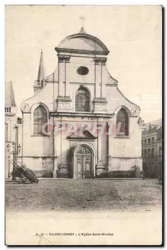 Cartes postales Valenciennes L Eglise Saint Nicolas