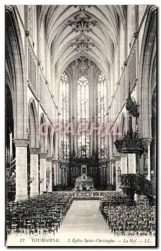 Cartes postales Tourcoing L Eglise Saint Christophe La Nef