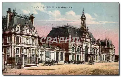 Cartes postales Valenciennes La Gare