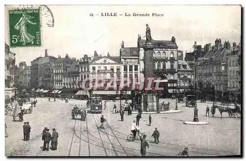 Cartes postales Lille Le Grande Place