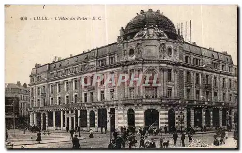 Cartes postales Lille L Hotel des Postes