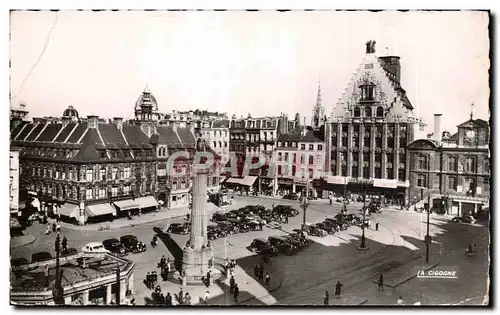 Ansichtskarte AK Lille Nord La place du General de Gaulle