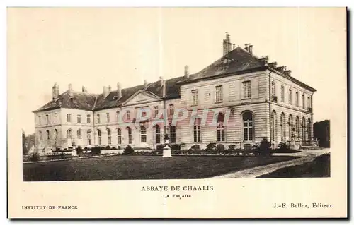 Cartes postales Abbaye De Chaalis La Facade