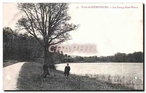 Ansichtskarte AK Foret de Compiegne Les Etangs Saint Pierre